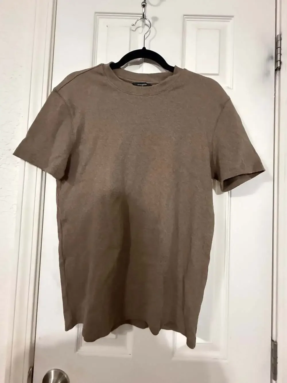 Banana Republic Men's Short Sleeve Cotton Blend Crew Neck T-Shirt
